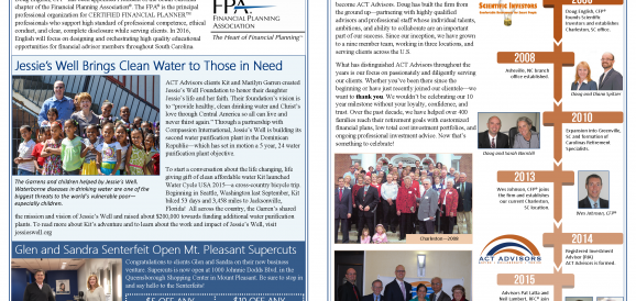 ACT Advisors Spring Newsletter